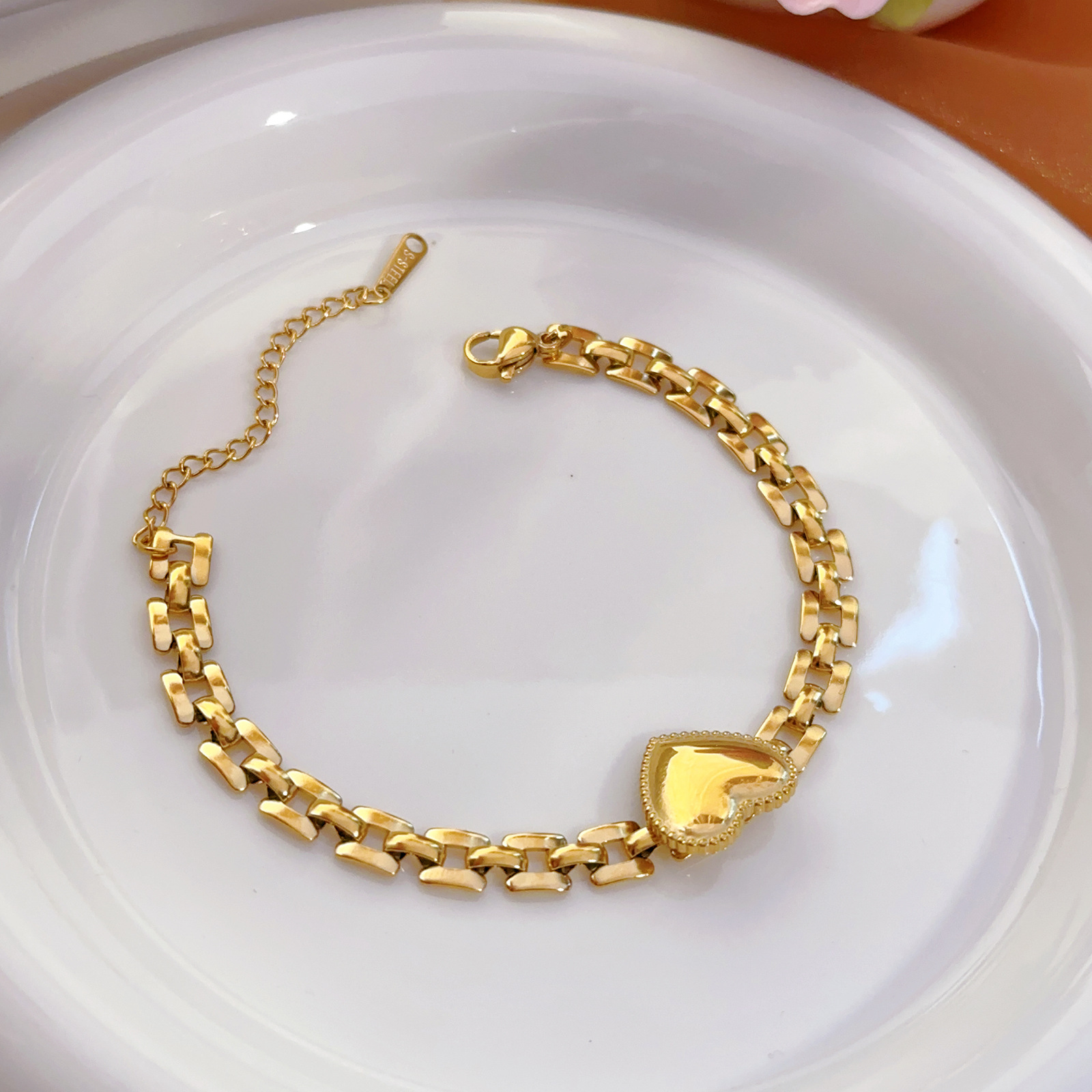 gold bracelet 6inch