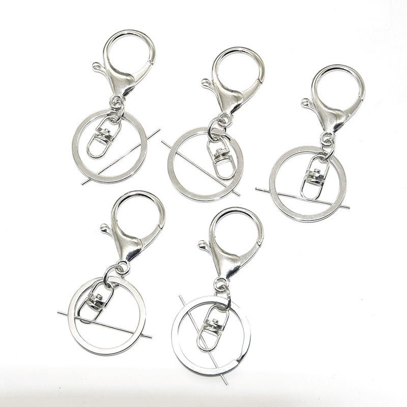 White K hanging 8 buckle