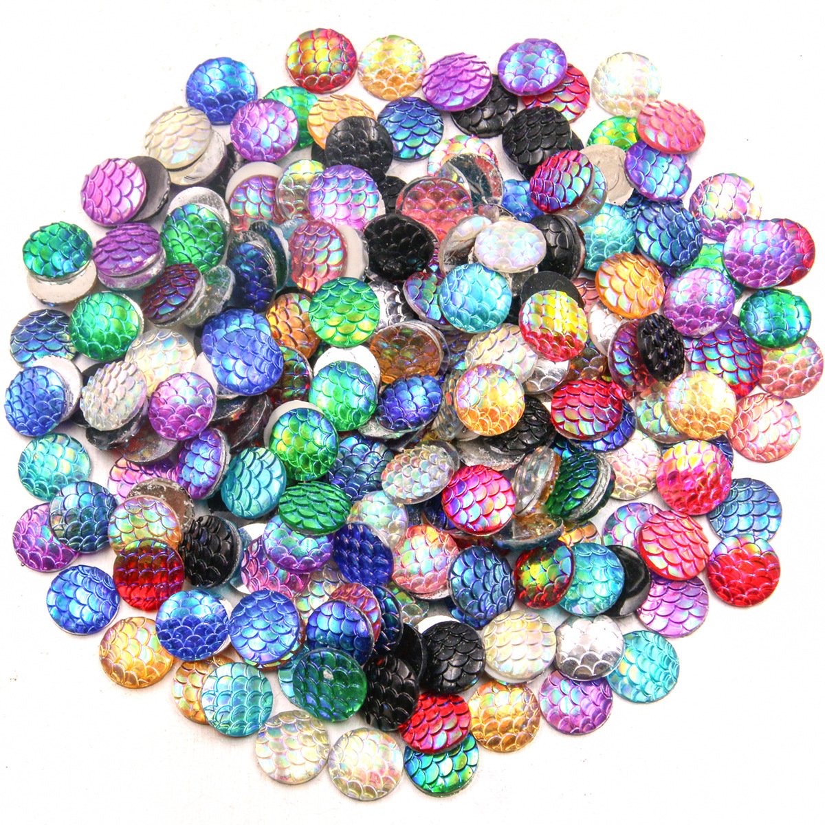 Round Mixed Color 12mm