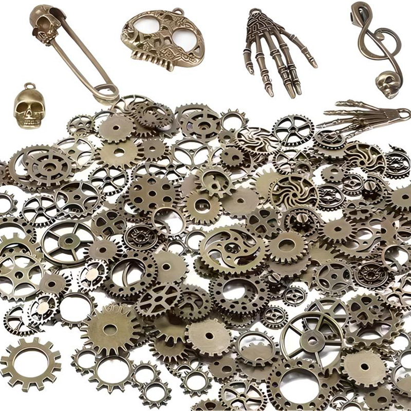 antique bronze 6pcs Skeleton