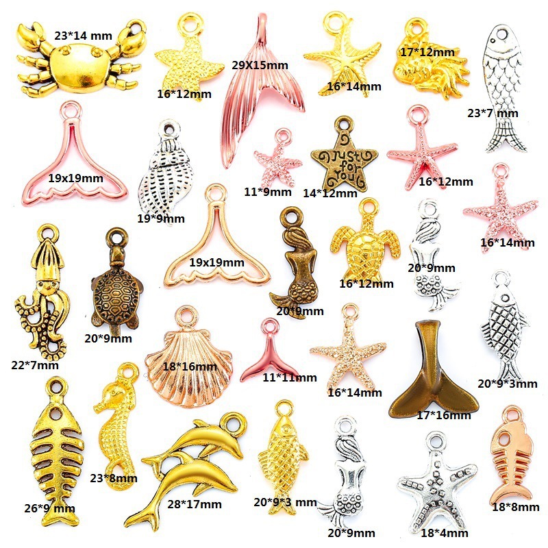 Mixed color mixed style fixed 30 pieces/25g