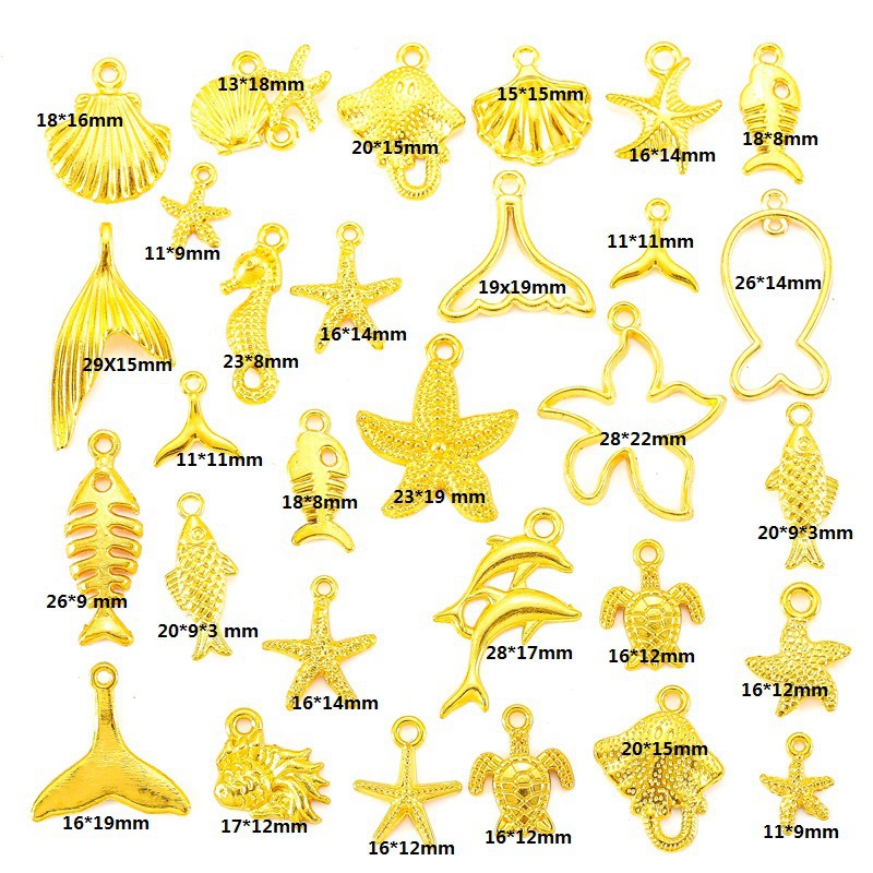 Gold mixed style fixed 30 pieces/25g