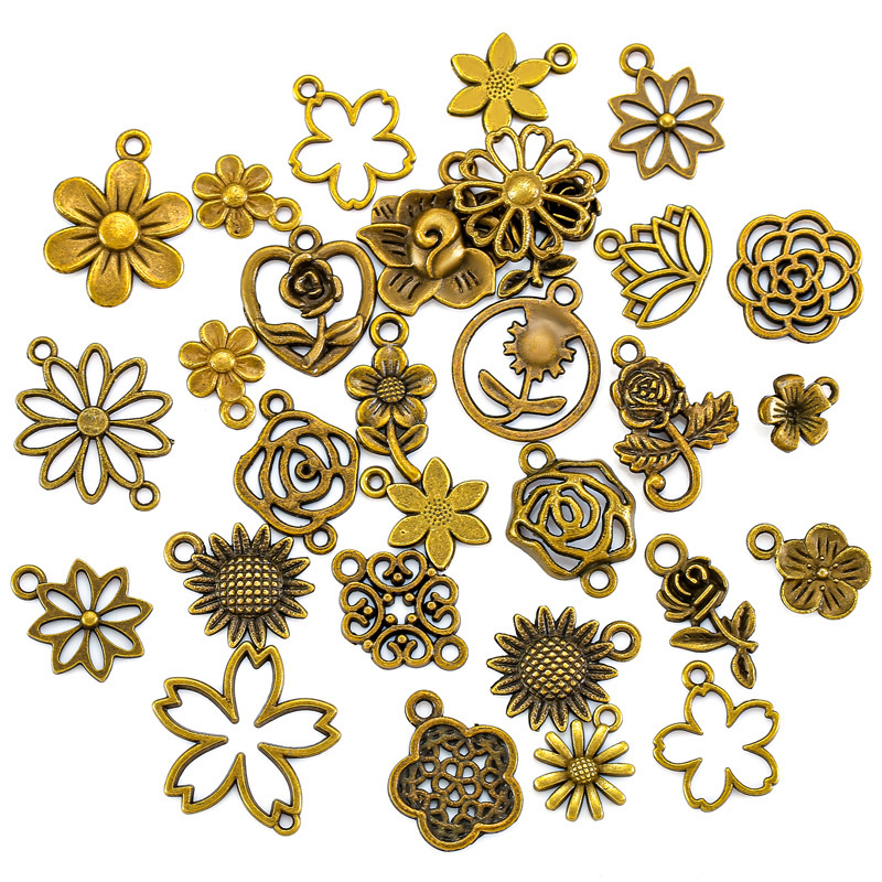 30pcs ancient green random/30g