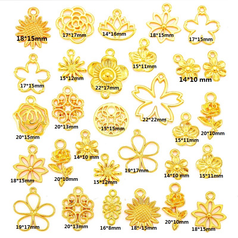 30pcs gold fixed/30g