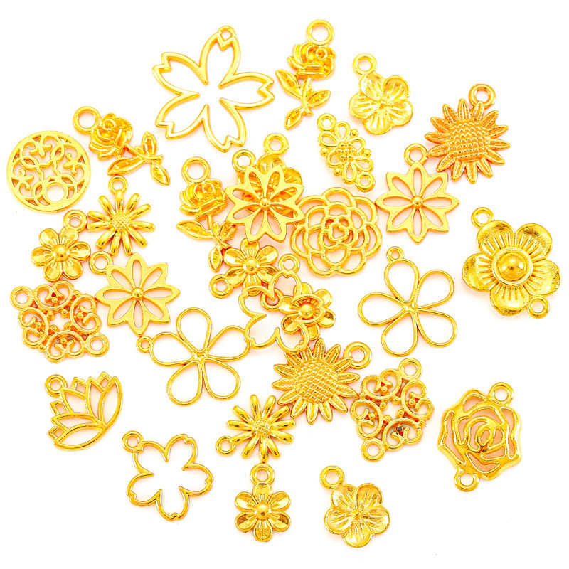 30pcs gold random/30g