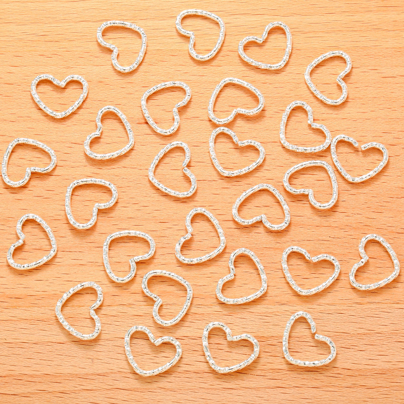 Love bright silver/1.5*12*14mm/0.5g