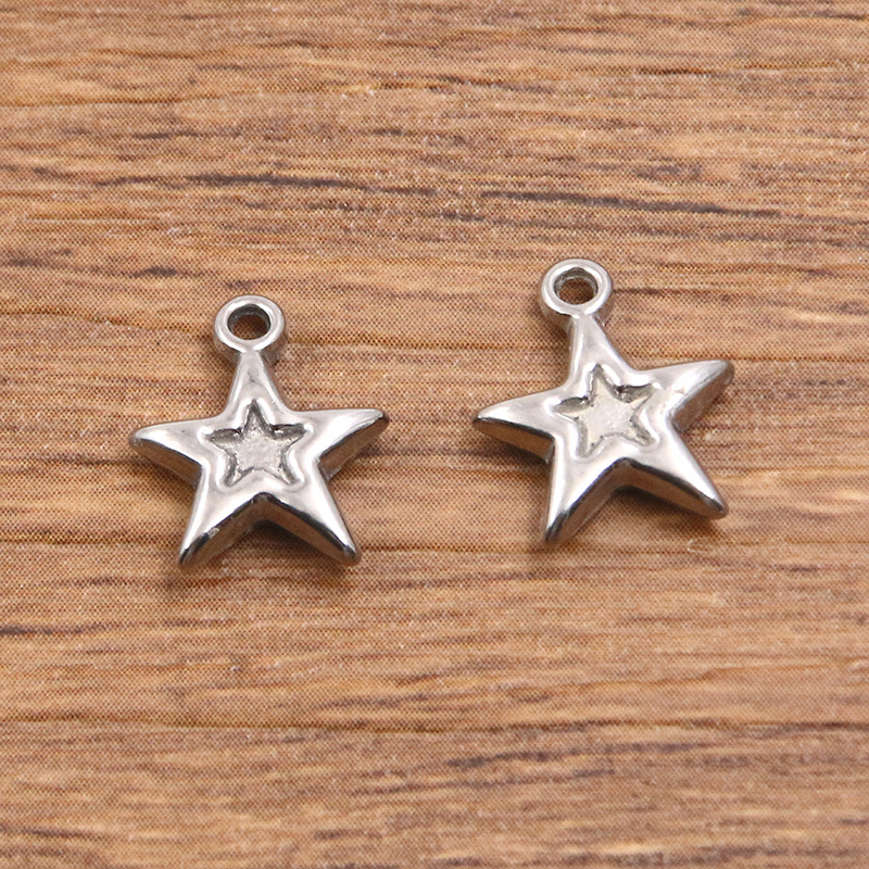 1545 steel color 10x12mm 0.8g