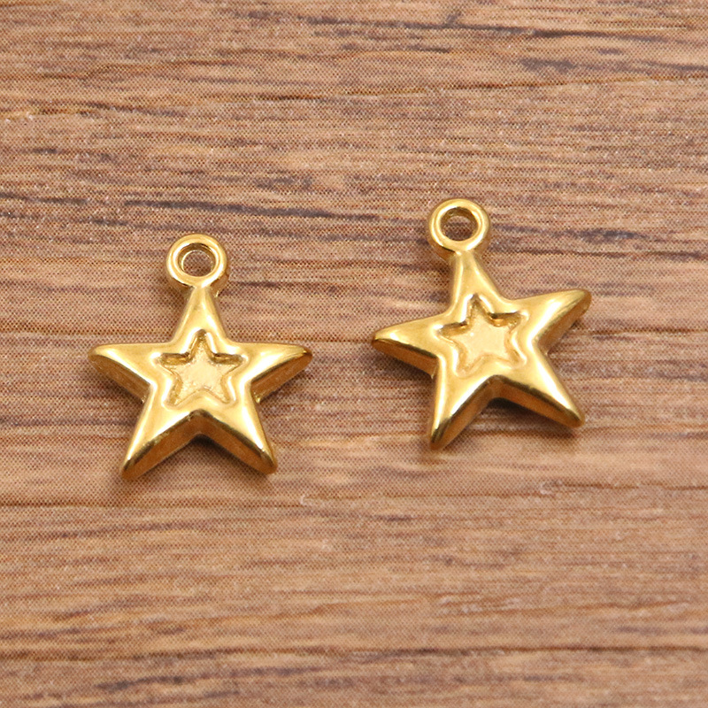 1545 gold 10x12mm 0.8g