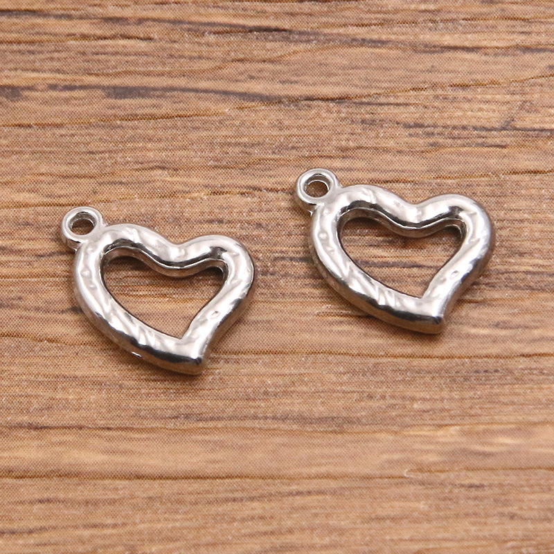 1554 steel color 13x14mm 1g