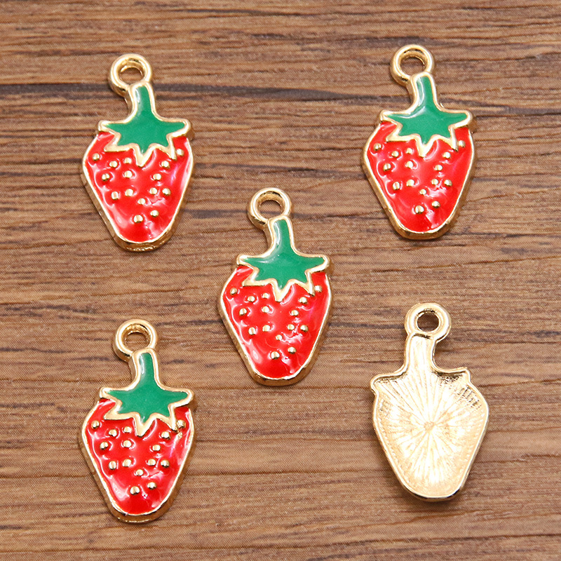 Red strawberry 11x21mm 0.8g