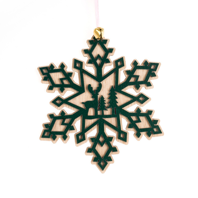 Green Snowflake  150x150x8mm
