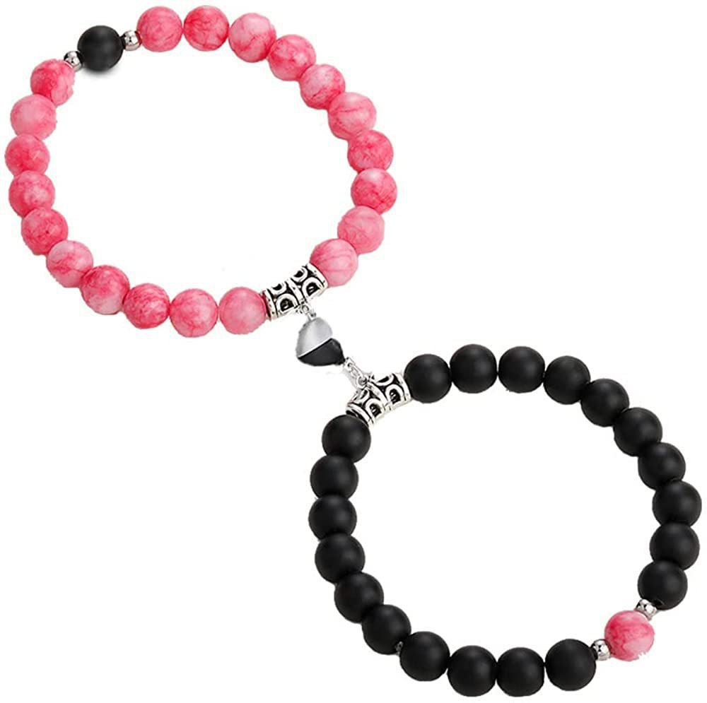 Frosted Red Black and White Heart