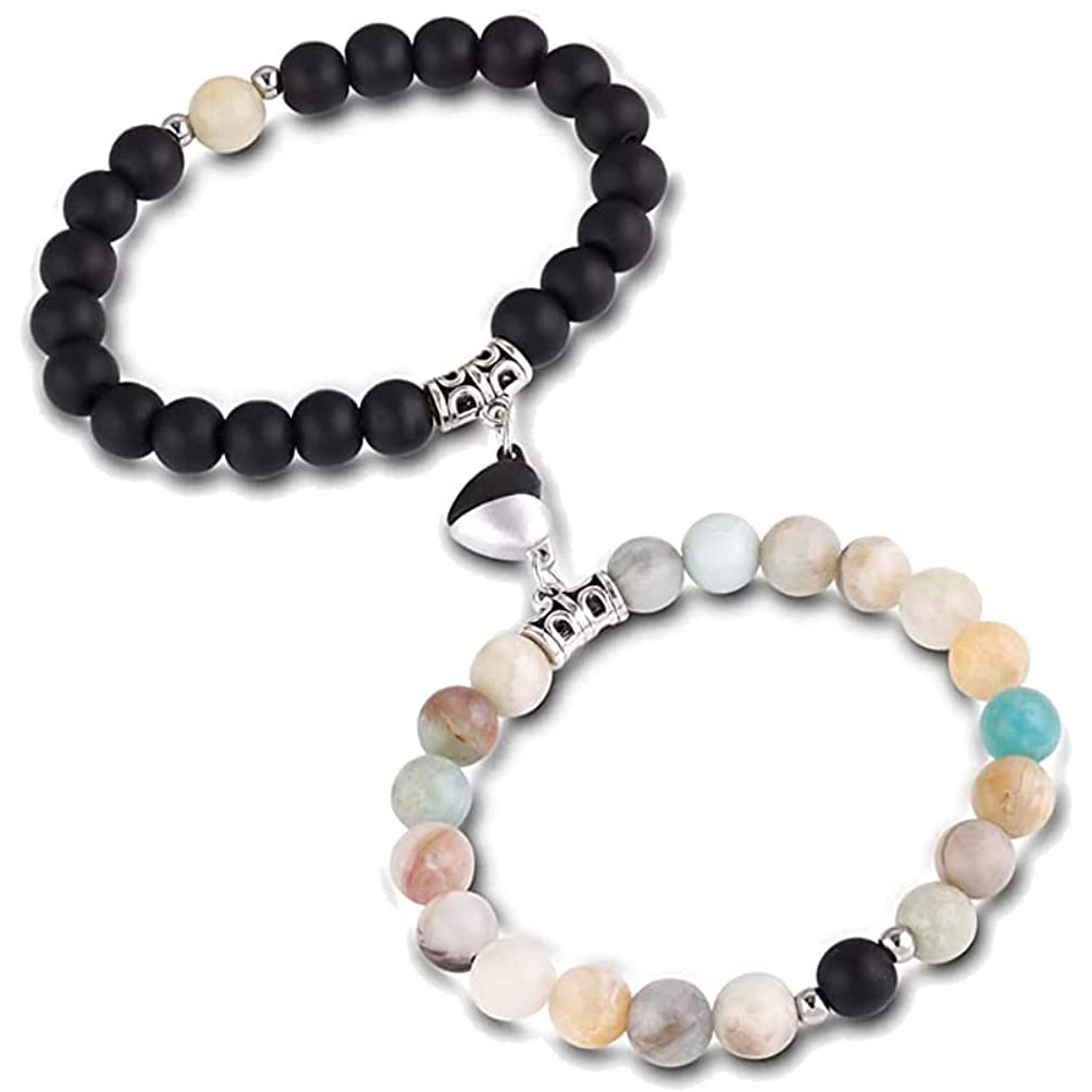 Frosted Amazon Black and White Heart