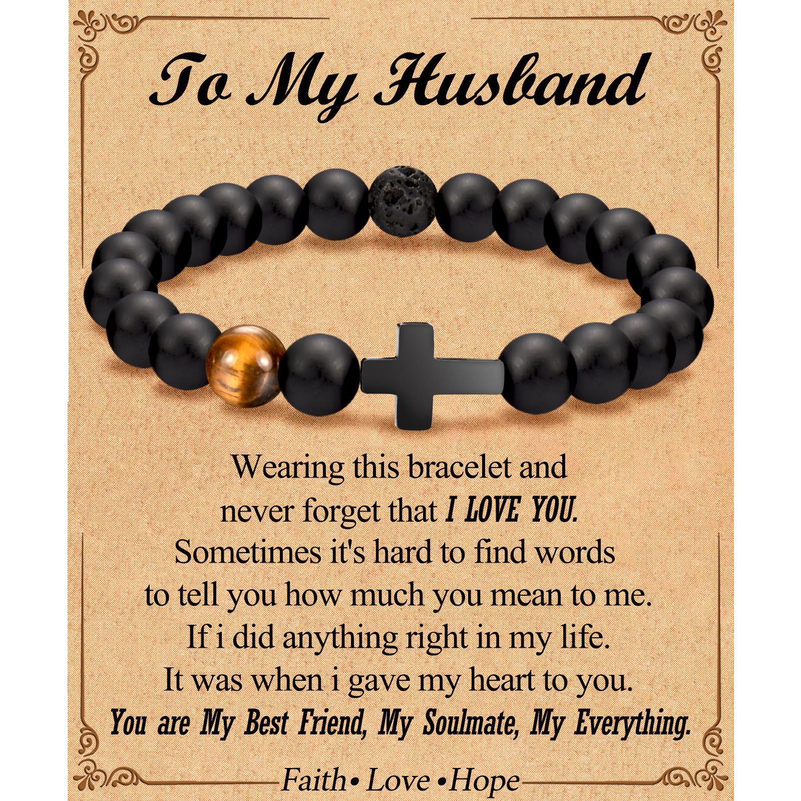 Bracelet To My Husband Card