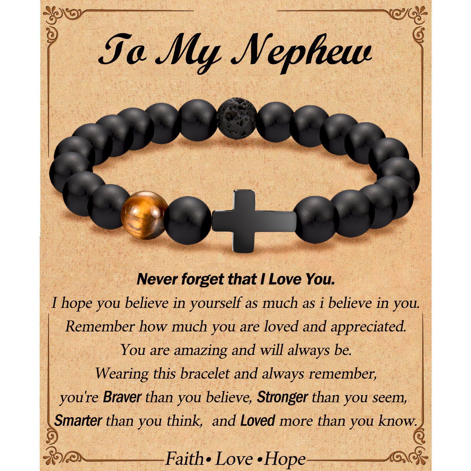 Bracelet To My Nephew Card