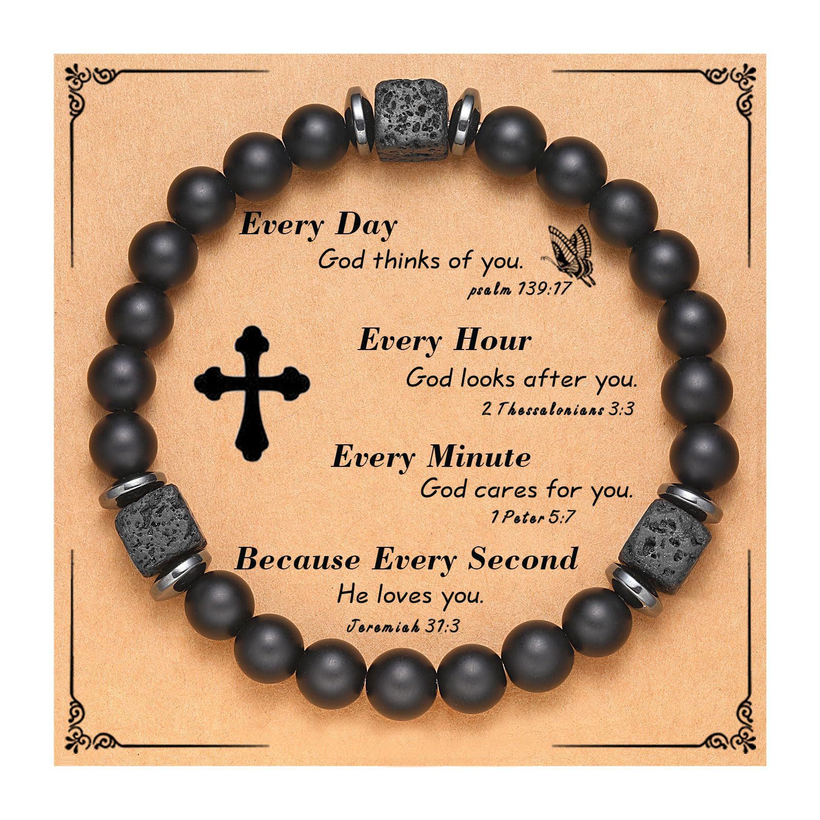Volcanic Stone Bracelet Because Euery Second Card