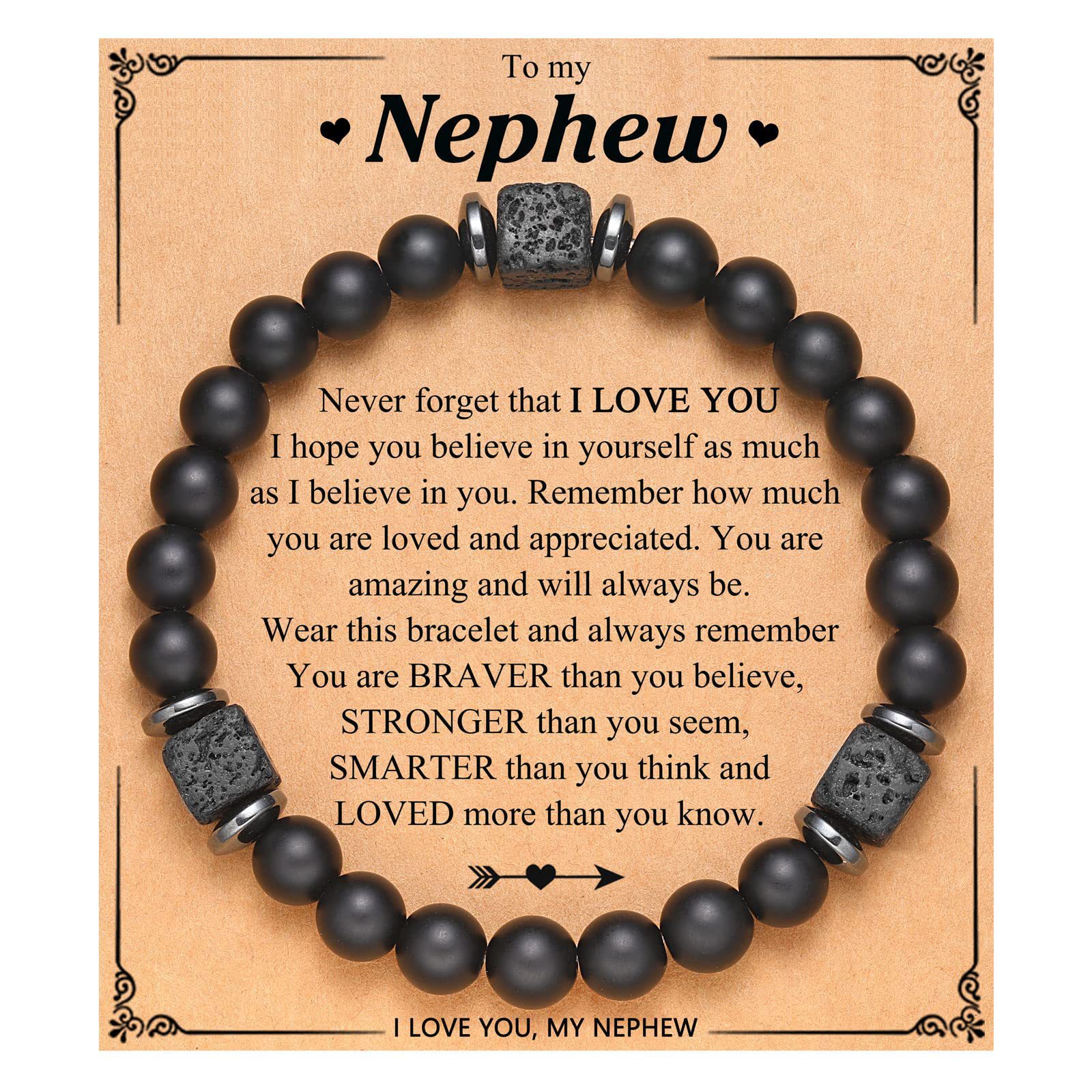 To my nephew card