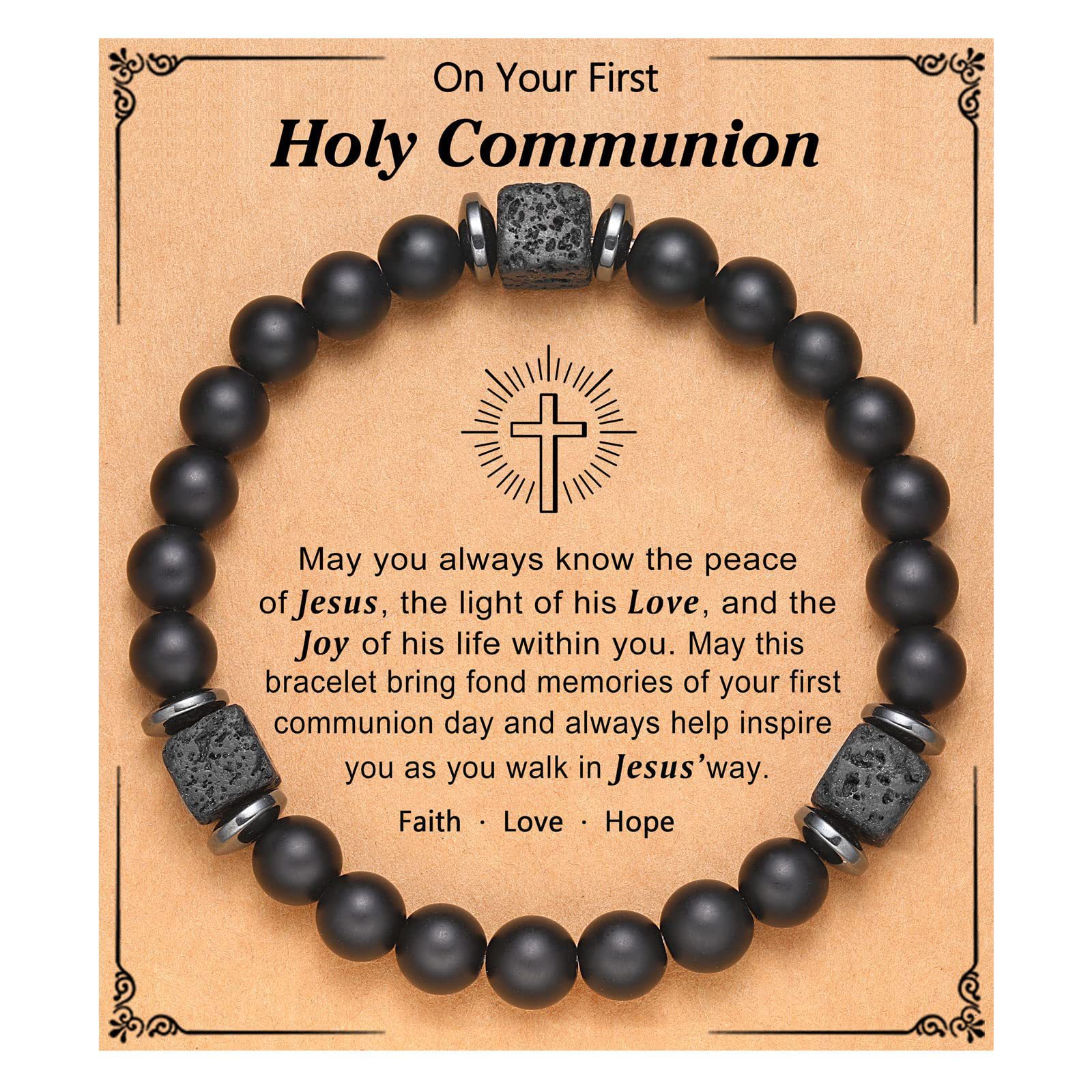 Volcano Stone Bracelet Cross Card 2