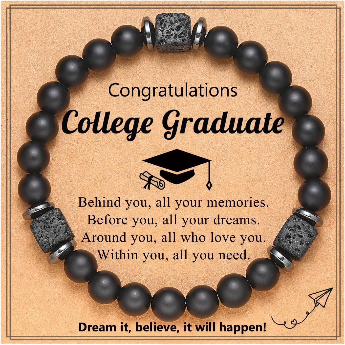 Bracelet College Granduate card