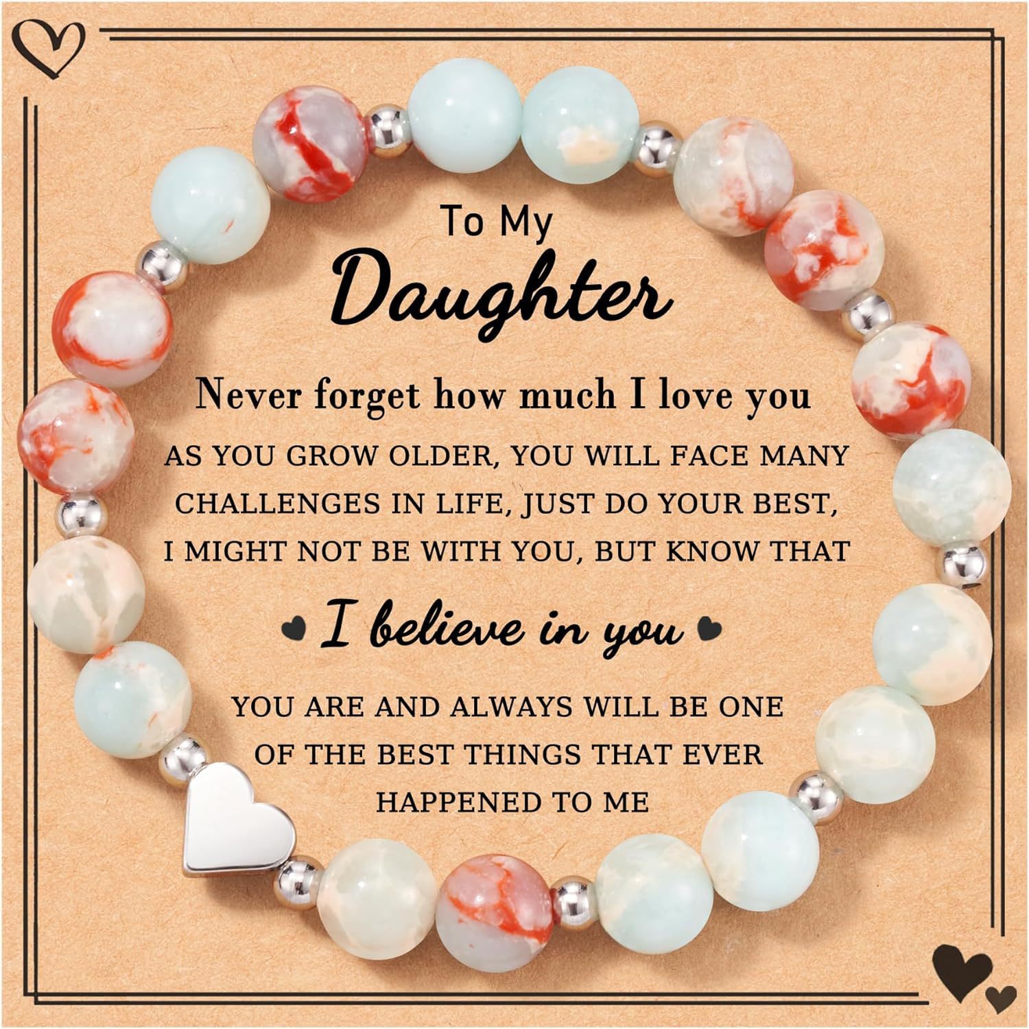 Shoushan Stone Bracelet to my daughter Card