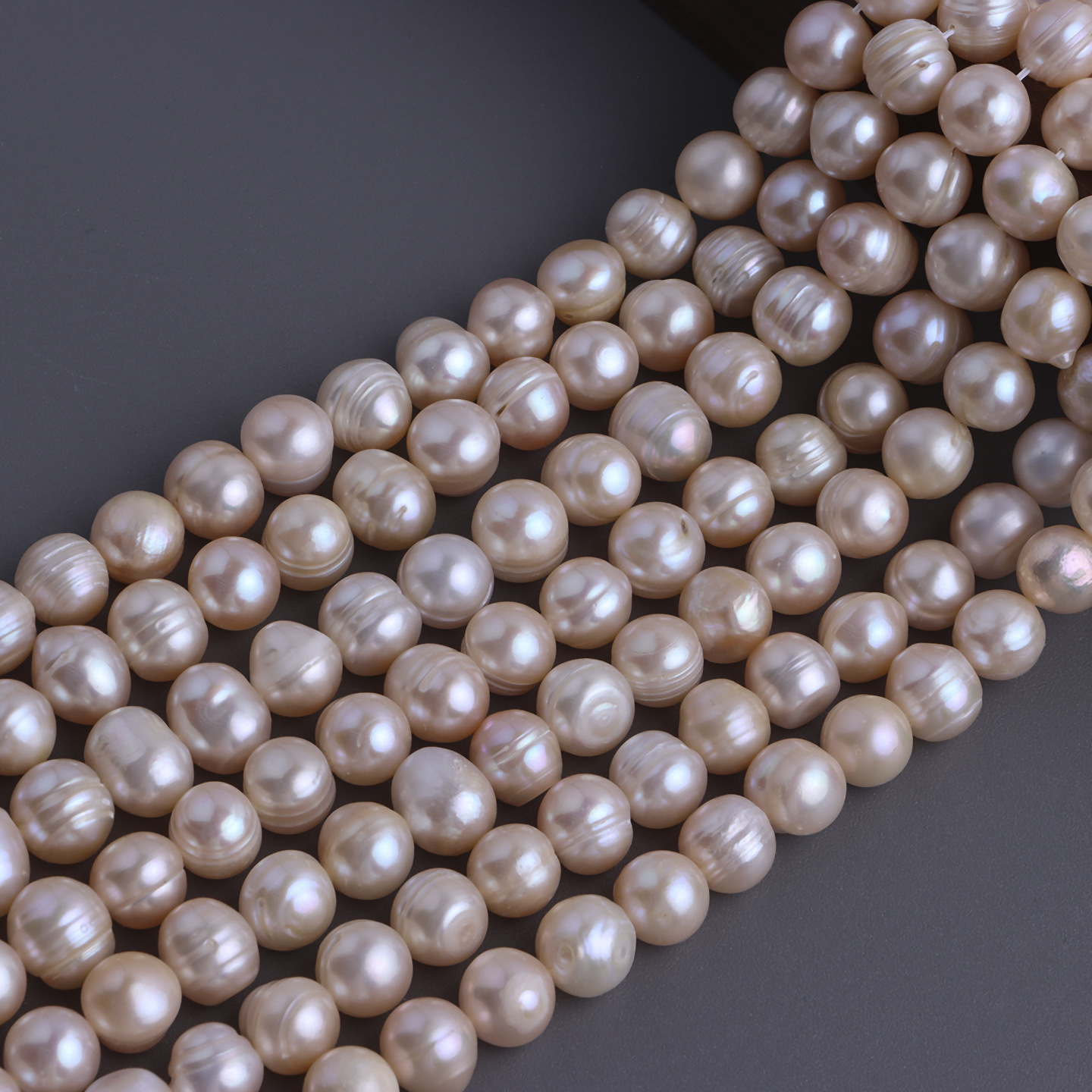 Orange 10-11mm threaded ball 1 string