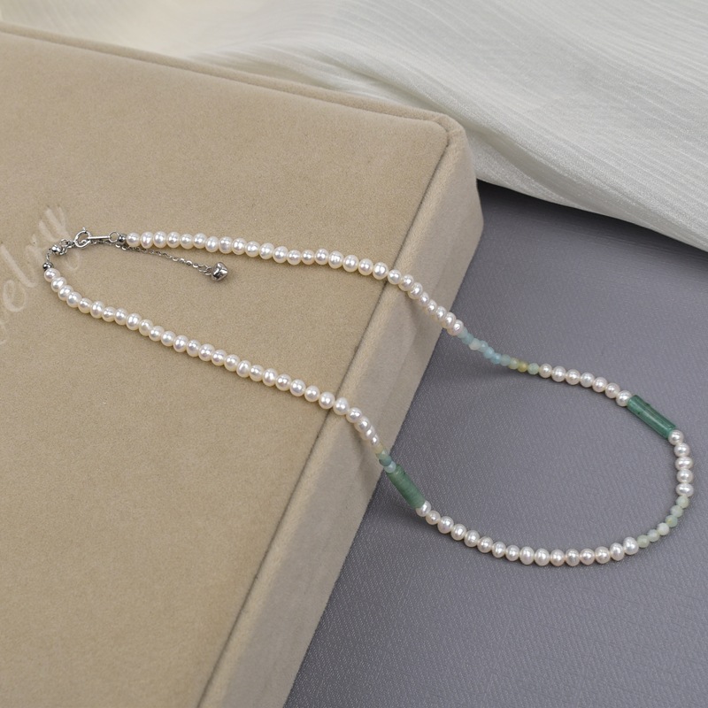 Cp304--pearl/natural stone cylinder