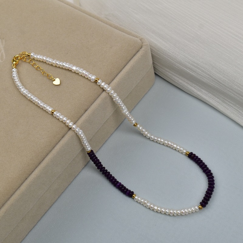 Cp307-pearl natural stone flat beads