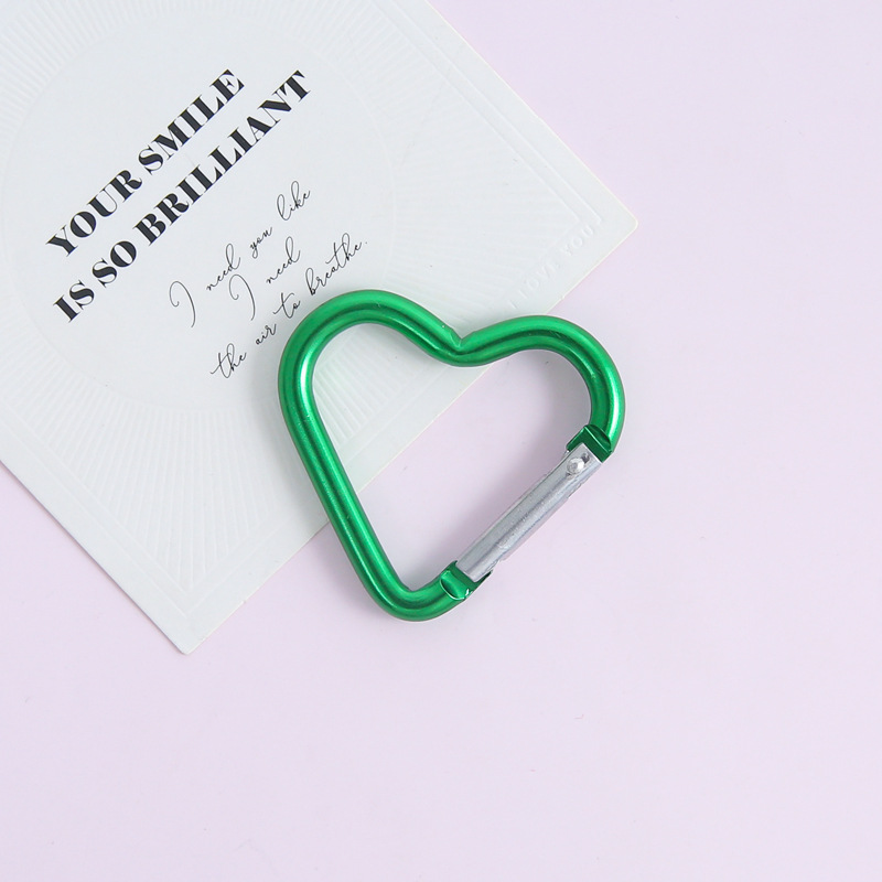 [green] electroplated love spring buckle