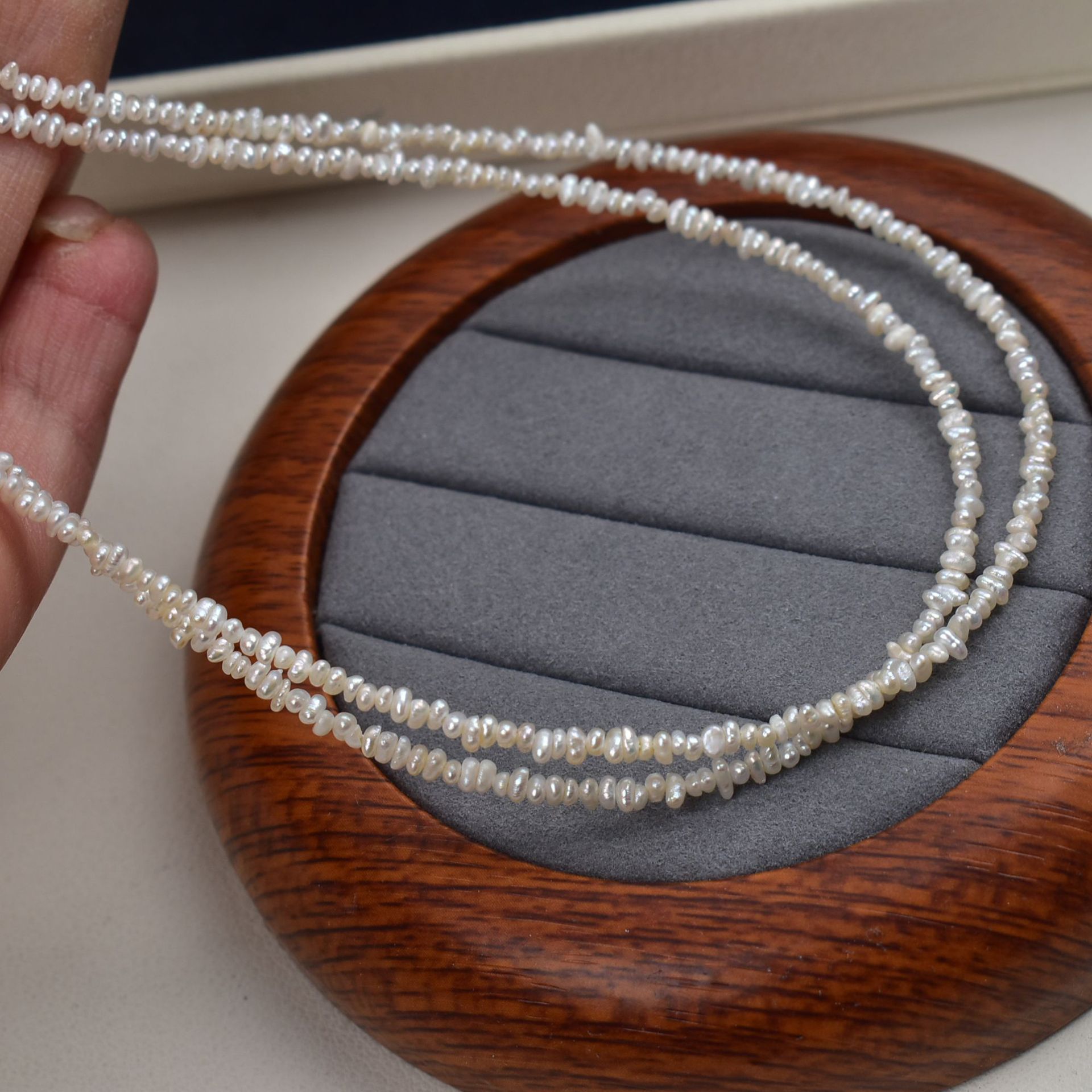 X43 irregular stacked manta rose