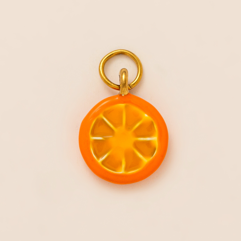 Orange single pendant