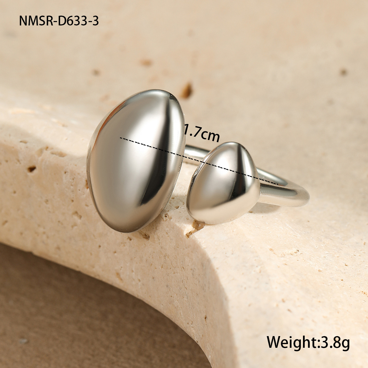 Nmsr-d633-3 steel color round ring