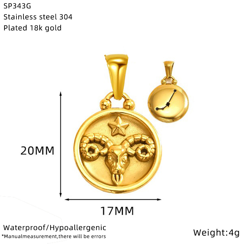 Sp343g-1 (aries) single pendant