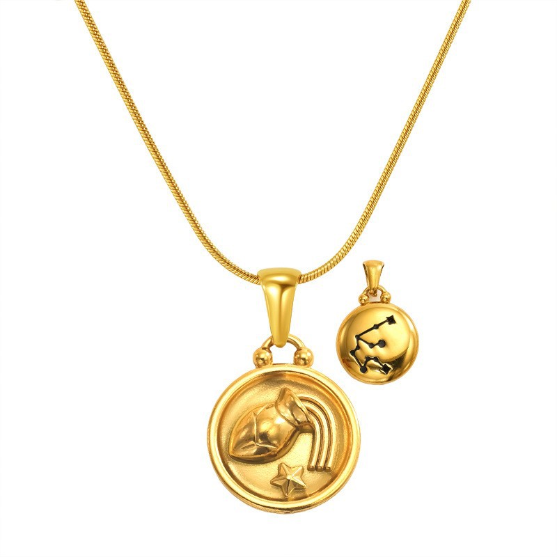 Sp343g-11 (aquarius) snake chain