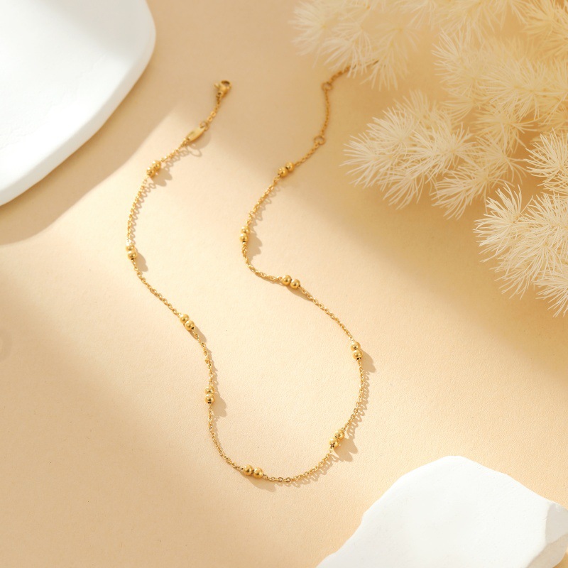 B necklace 39cm with 3cm extender chain