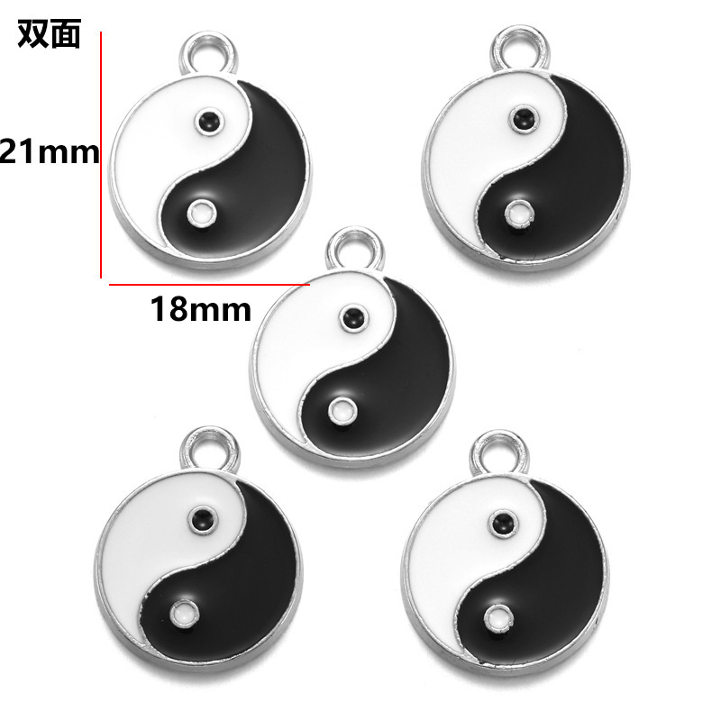 Double-sided oil dripping tai chi/18*21mm/1.4g