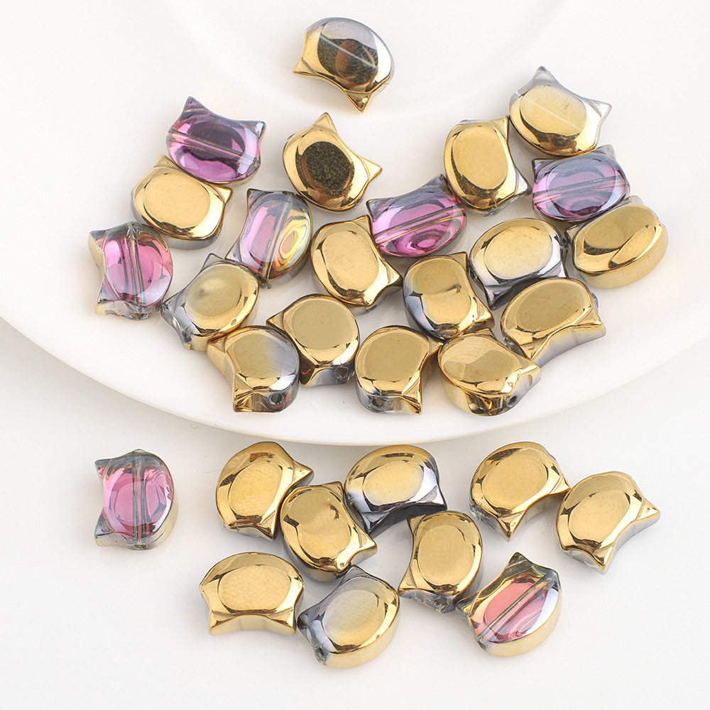 Half gold inner colorful