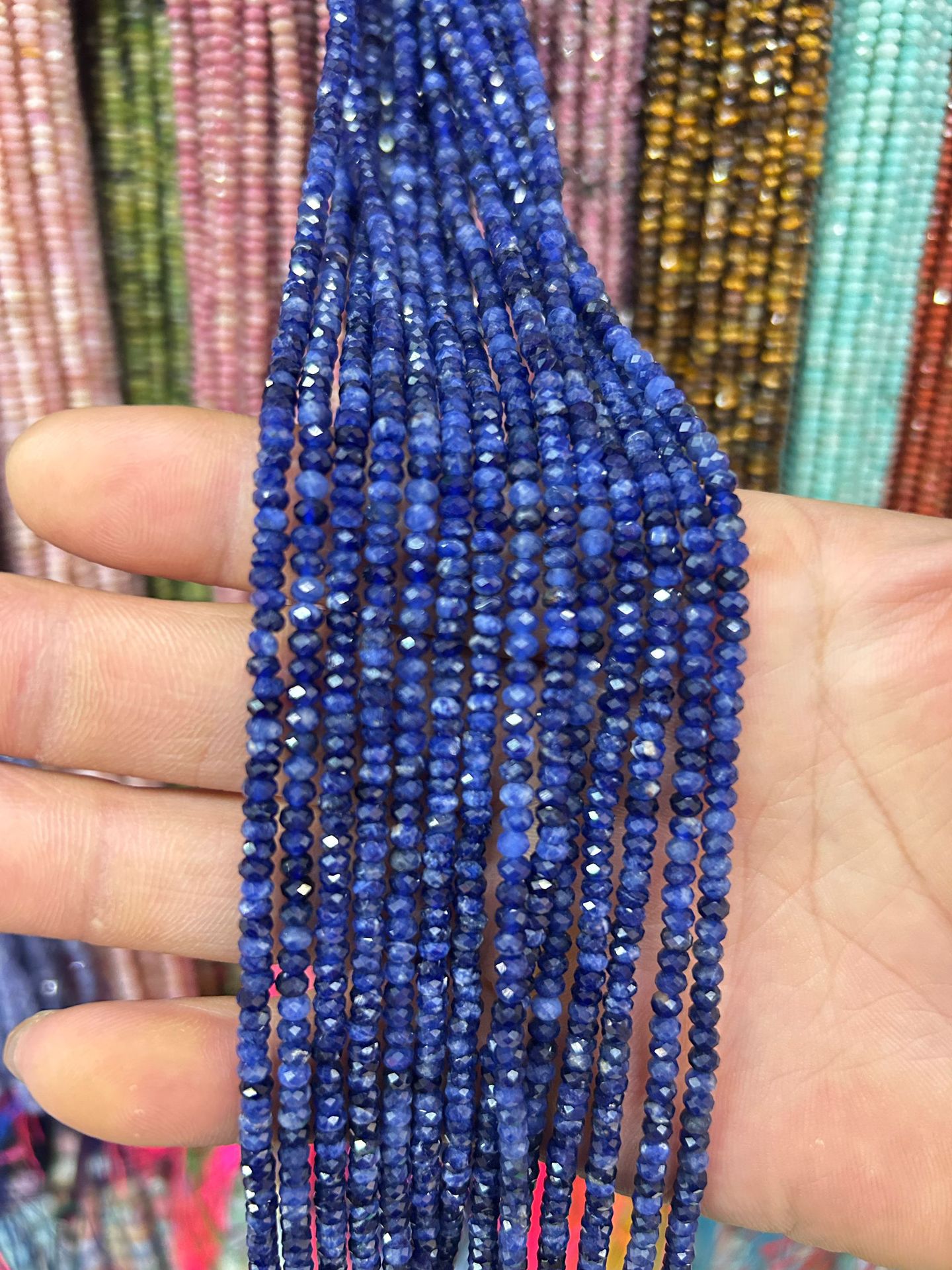 Grade a blue stone 3x4mm