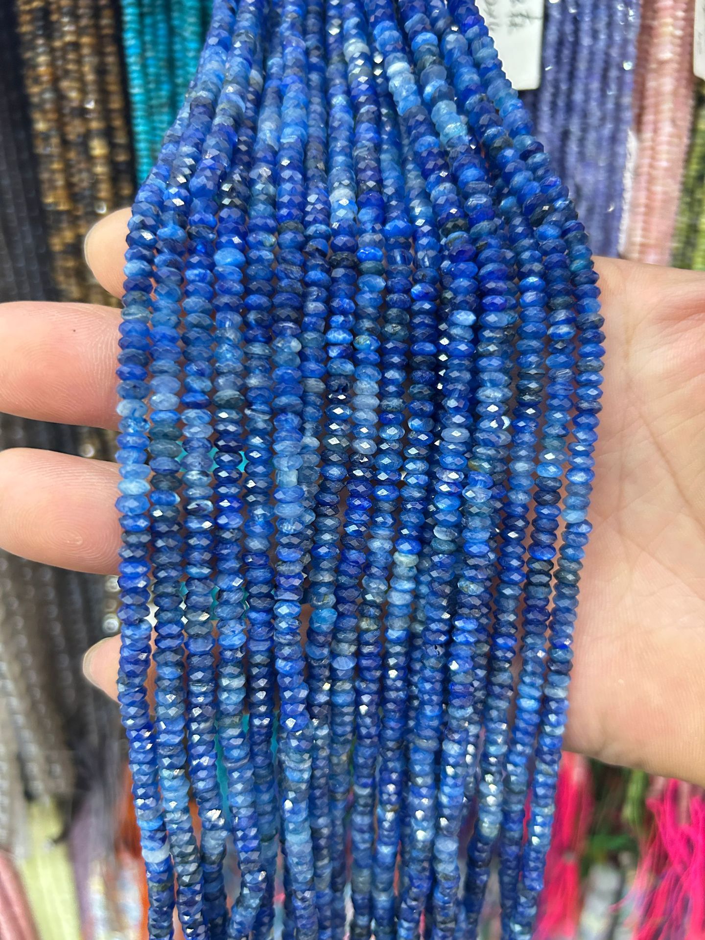 Gradient blue crystal