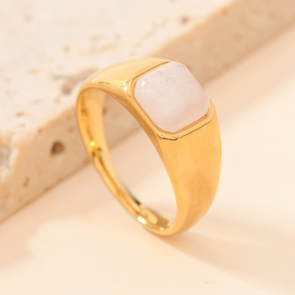 Pink white gemstone