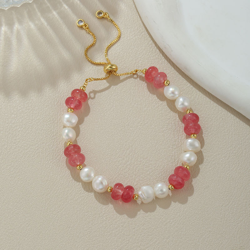 B4290 natural pearl strawberry crystal
