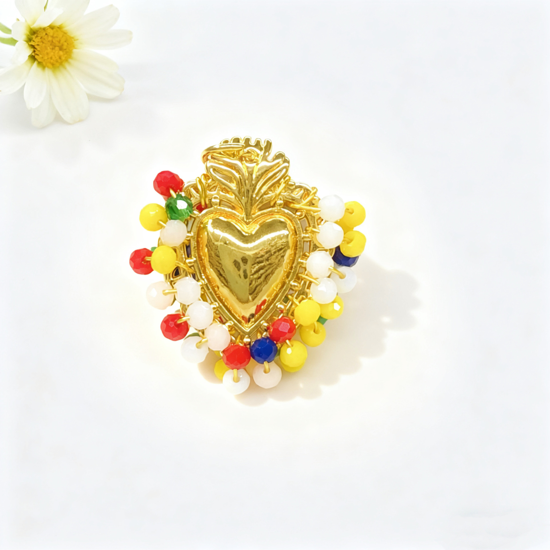Colorful love pendant