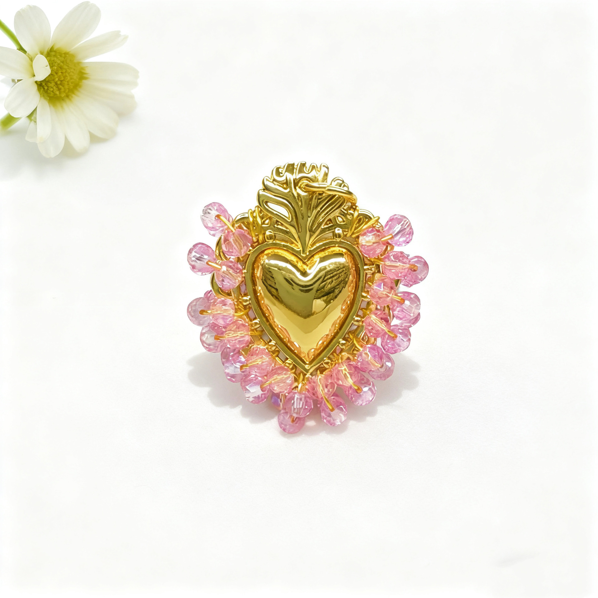 Pink love pendant