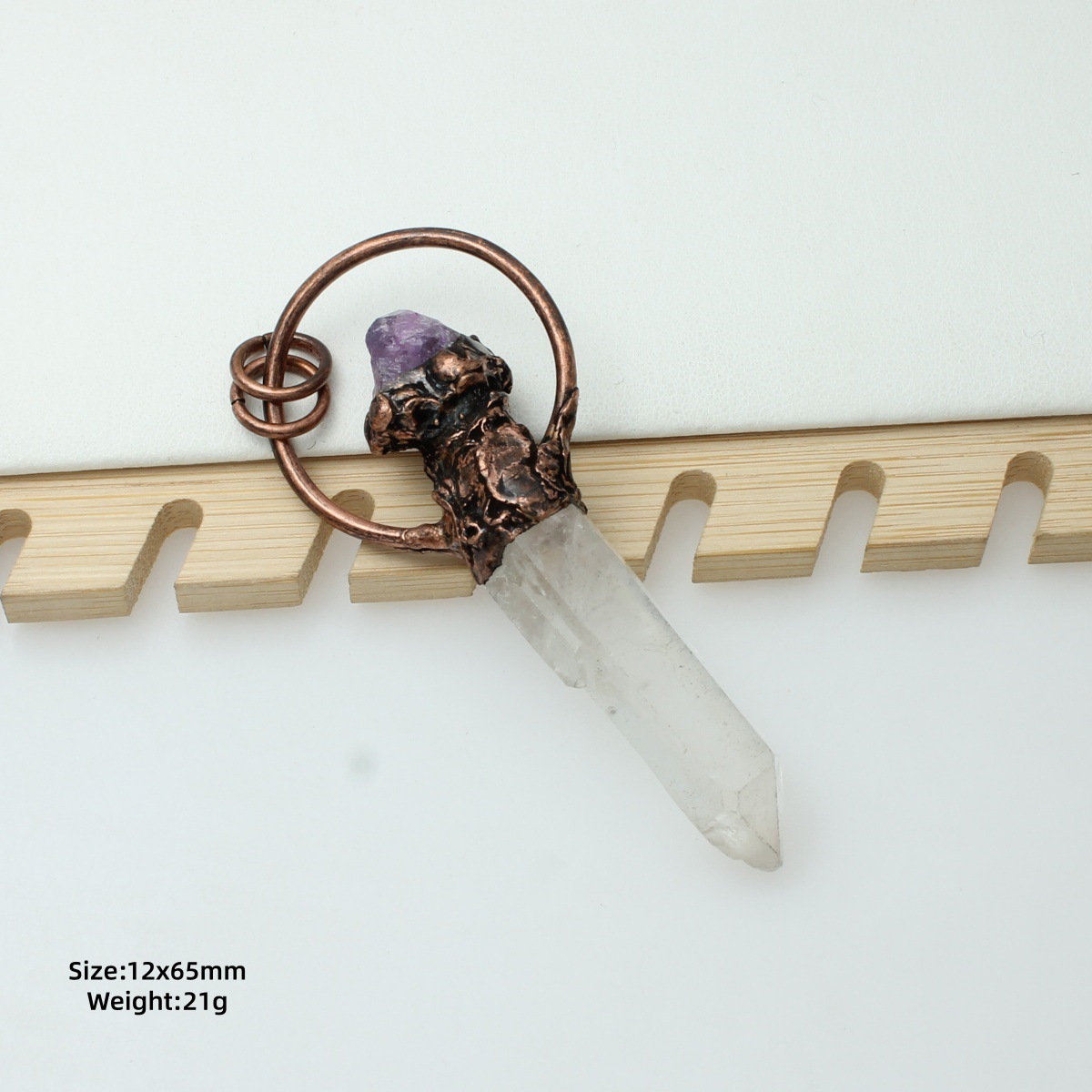 Amethyst white crystal