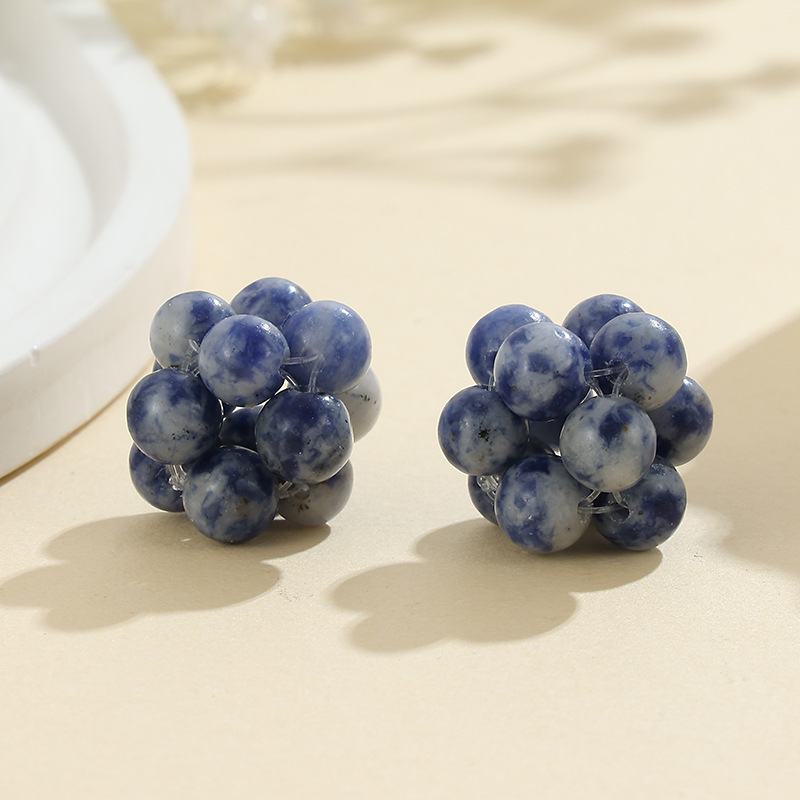 piedra de punto azul