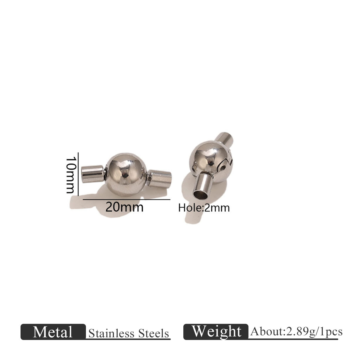 Steel color ball connection