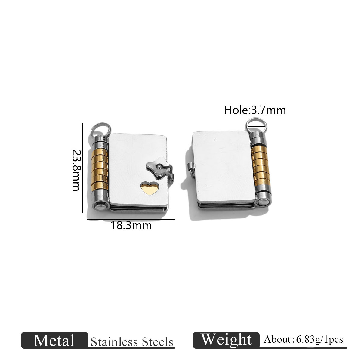 gold steel mixed color