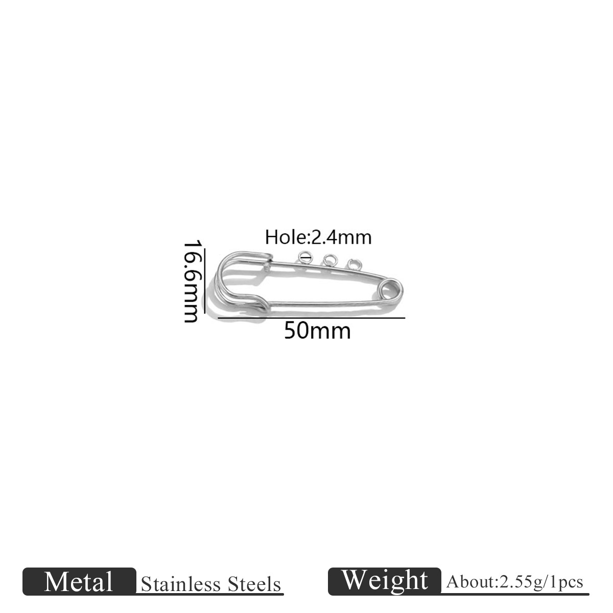 Welding pin 50cm steel color