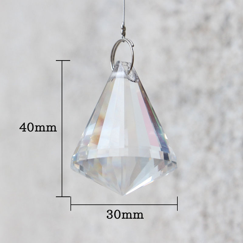 Ball cone shape (transparent color) (30mm*40mm)