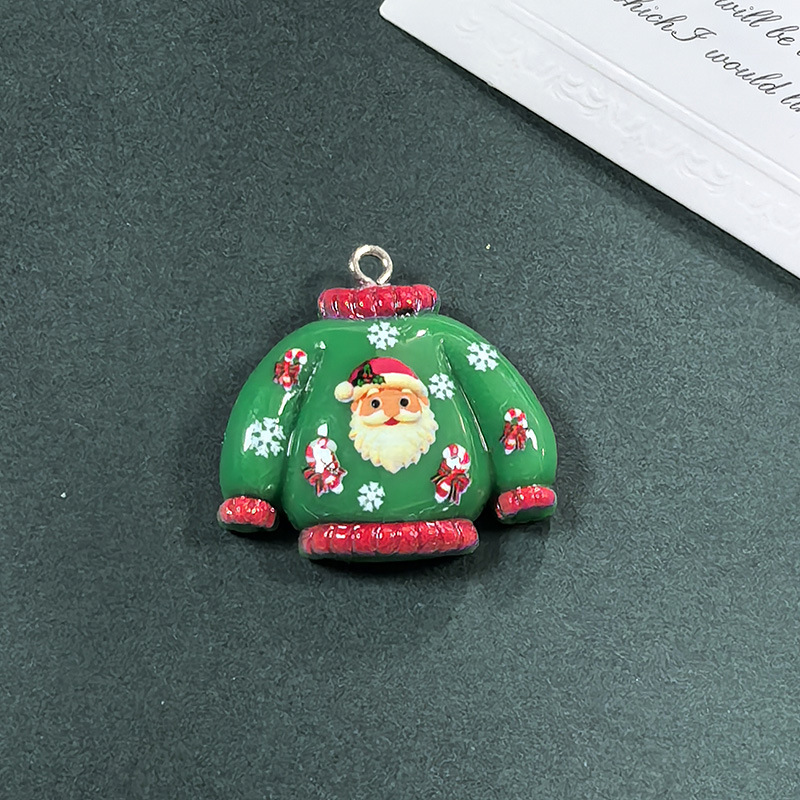 K christmas green sweater