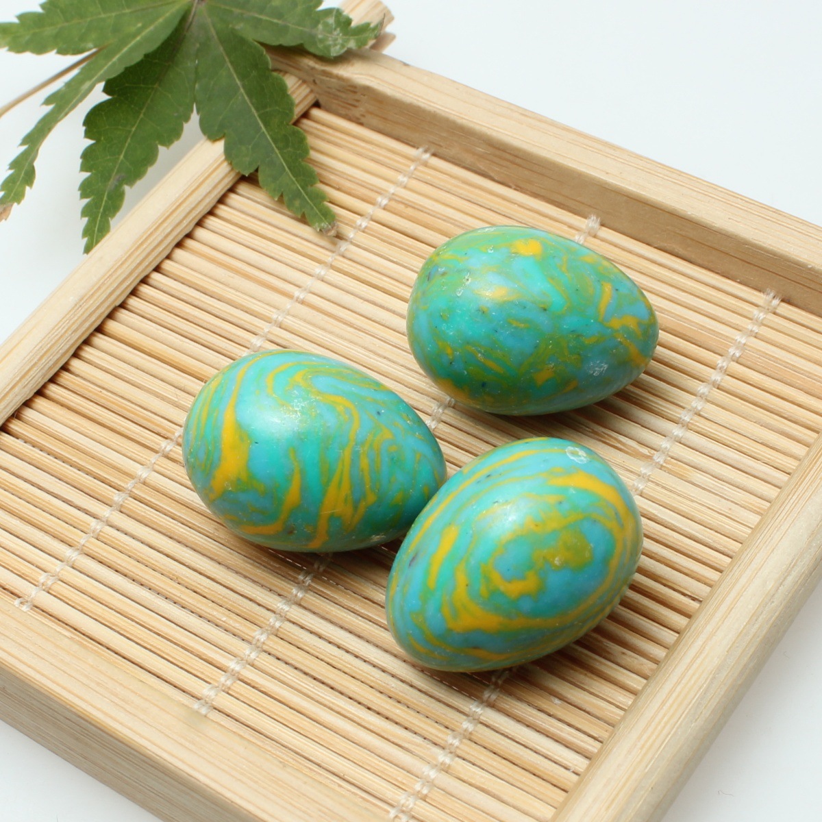 Green golden turquoise